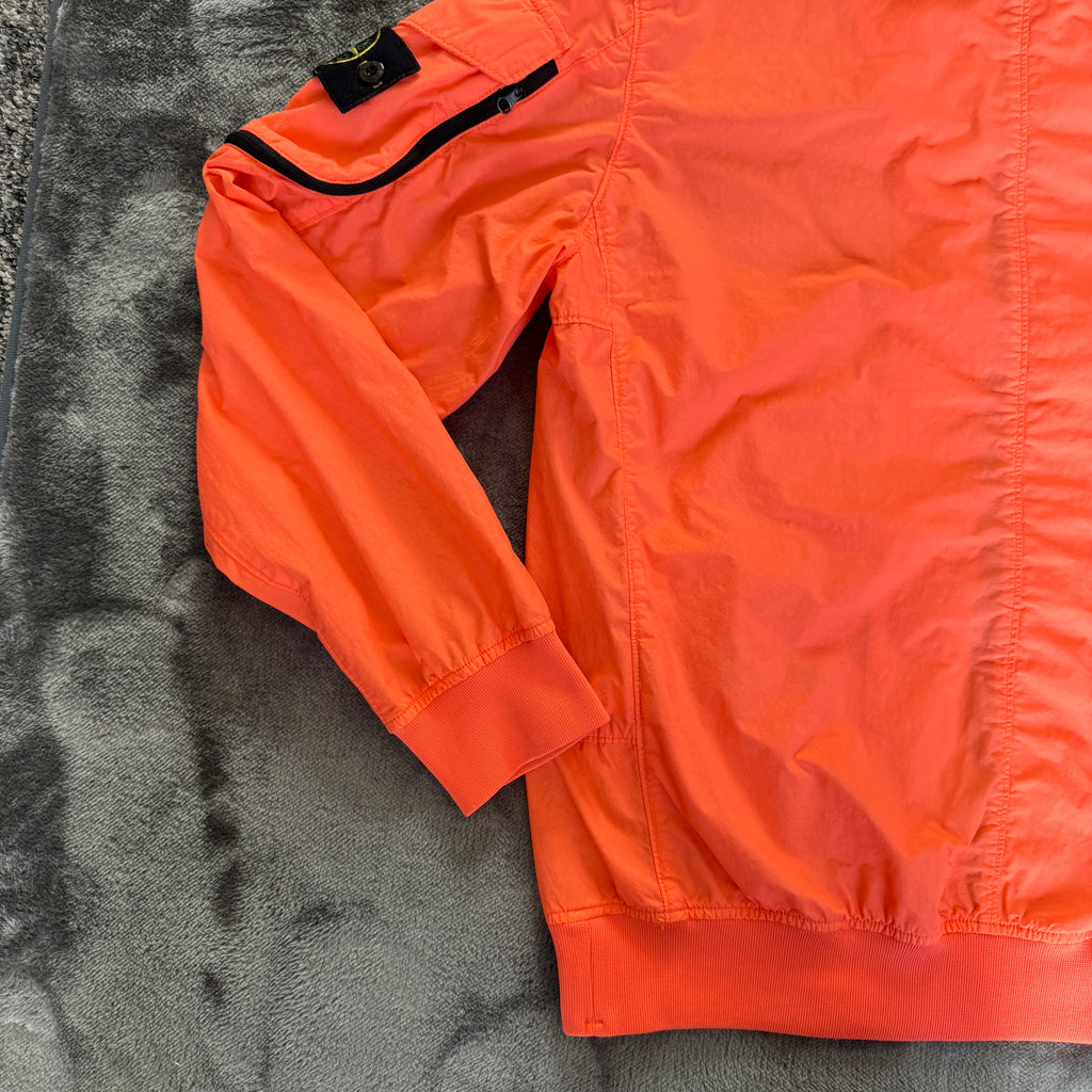 Stone Island Naslan Light Watro Hooded Jacket – Medium - Coral