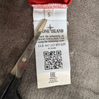 Stone Island Red Compass Logo T-Shirt - Small