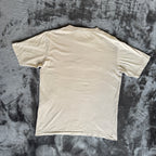 Stone Island Beige Stitched Spell Out T-Shirt - Small