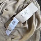 Stone Island Beige Stitched Spell Out T-Shirt - Small