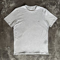 C.P. Company grey t-shirt featuring distinctive goggle print and logo detail.